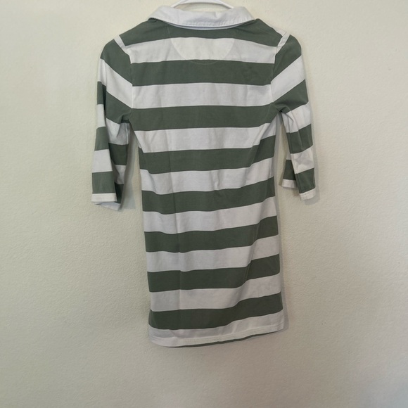 Vineyard Vines Girls Green White Striped Cotton
Polo Midi Shirt Dress Medium - Picture 2 of 8